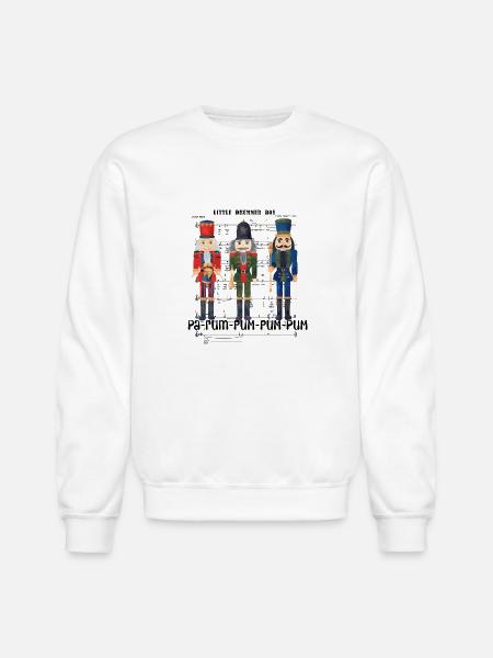 Christmas Nutcrackers - Unisex Crewneck Sweatshirt - white