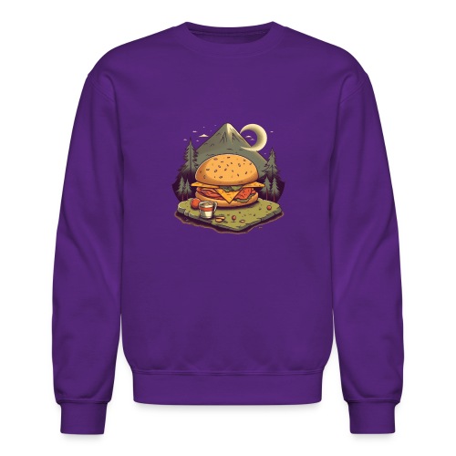 Cheeseburger Campout - Unisex Crewneck Sweatshirt