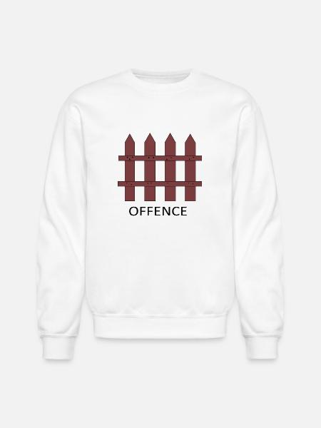 fence - Unisex Crewneck Sweatshirt - white