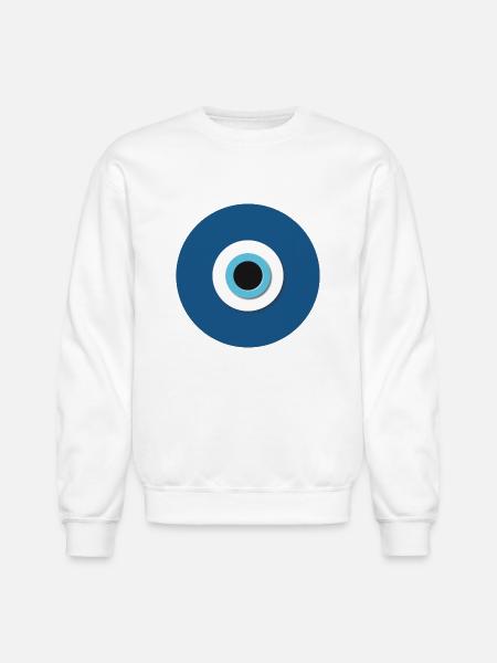 Turkish Eye - Unisex Crewneck Sweatshirt - white