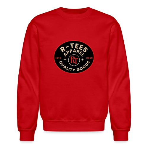 R-TEES APPAREL Quality Goods Badge - Unisex Crewneck Sweatshirt
