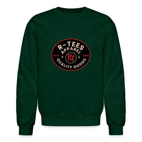 R-TEES APPAREL Quality Goods Badge - Unisex Crewneck Sweatshirt