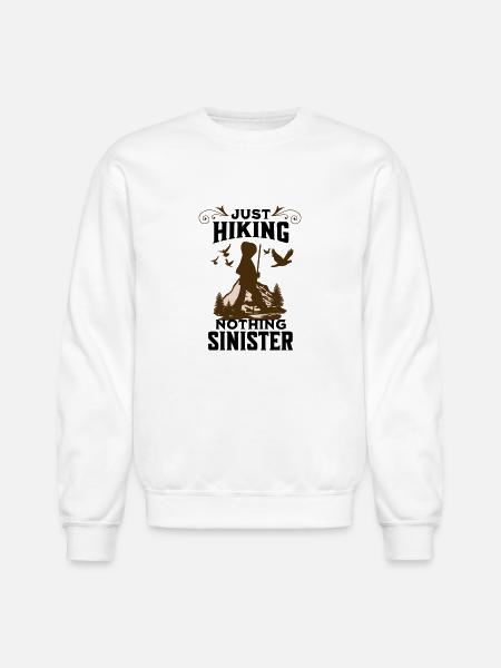 Just hiking - Unisex Crewneck Sweatshirt - white