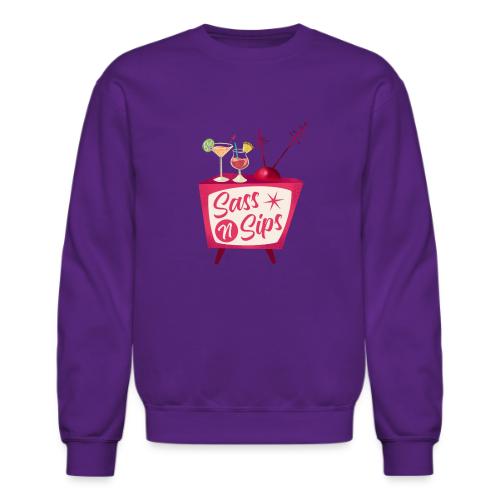 SassnSips simple - Unisex Crewneck Sweatshirt