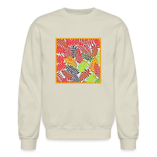 Chic Leaves Artistic Spectrum - Unisex Crewneck Sweatshirt