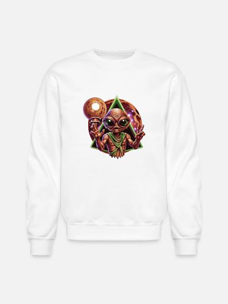 IlluminET10 - Unisex Crewneck Sweatshirt - white
