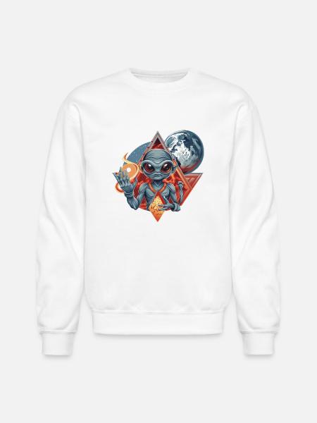 IlluminET109 - Unisex Crewneck Sweatshirt - white