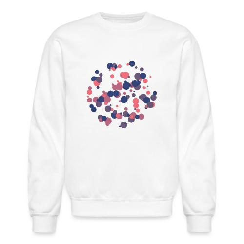abstract circles pattern - Unisex Crewneck Sweatshirt