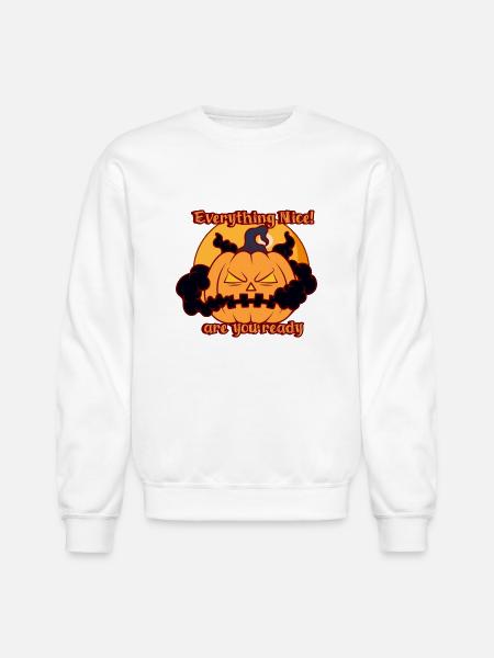 Halloween-everything nice - Unisex Crewneck Sweatshirt - white