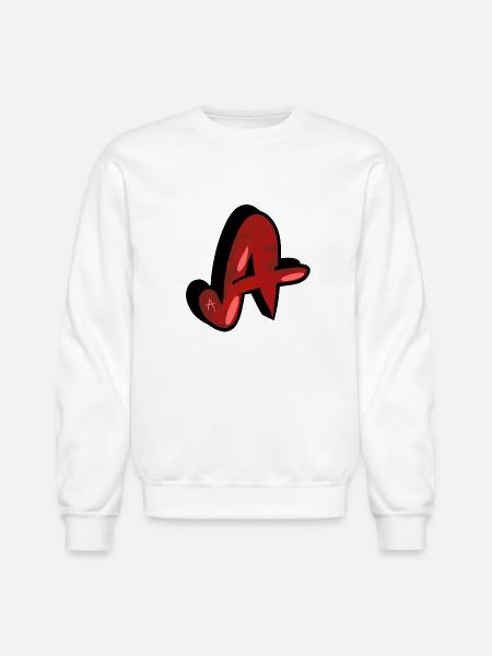 A (Red Camo) - Unisex Crewneck Sweatshirt - white