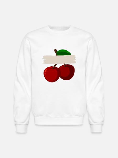 Cherry - Unisex Crewneck Sweatshirt - white