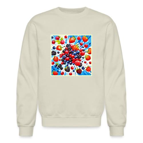 Colorful Berry Fiesta Design - Unisex Crewneck Sweatshirt