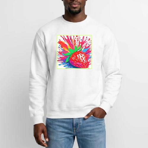 Splatter Strawberry Splash - Unisex Crewneck Sweatshirt
