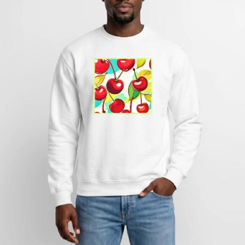 Vibrant Cherry Pattern - Unisex Crewneck Sweatshirt