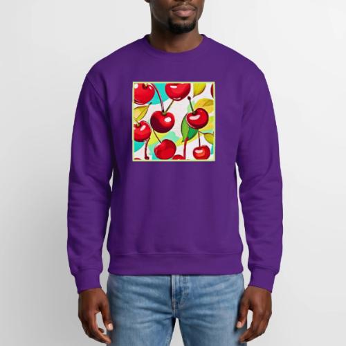 Vibrant Cherry Pattern - Unisex Crewneck Sweatshirt