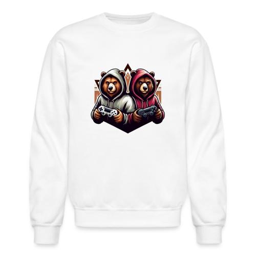2 grizzlies gamer bears - Unisex Crewneck Sweatshirt