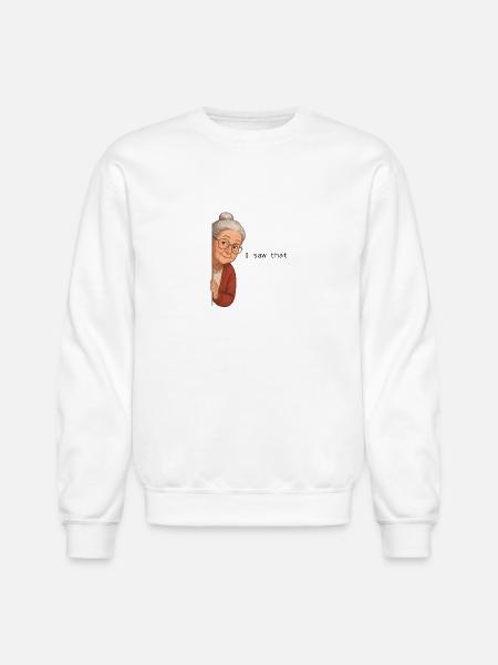 i saw that - Unisex Crewneck Sweatshirt - white
