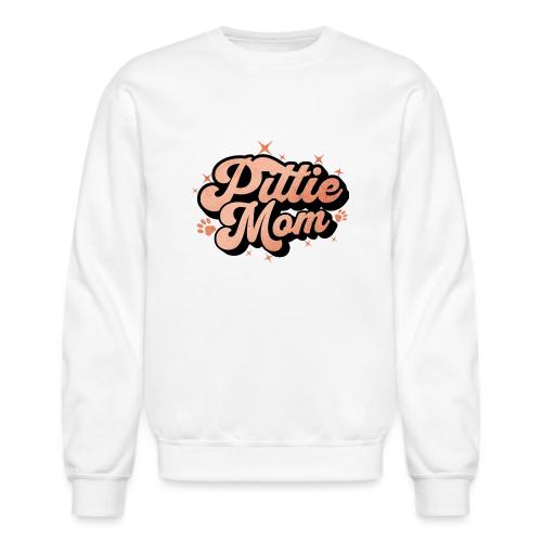 Pittie Mom - Proud Pit Bull Dog Mama - Unisex Crewneck Sweatshirt