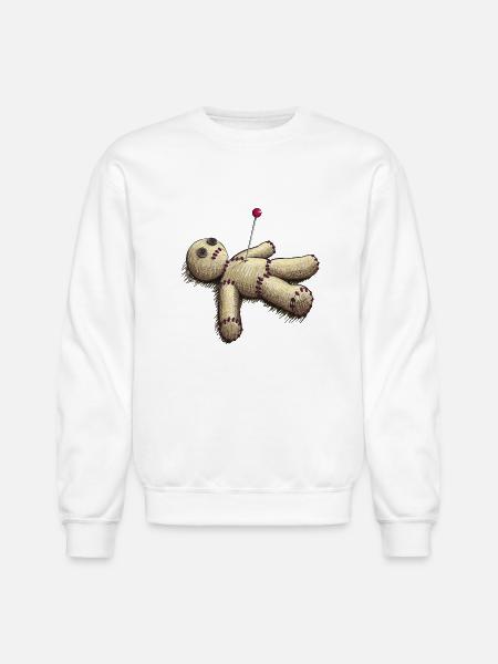 Voodoo Doll - Unisex Crewneck Sweatshirt - white
