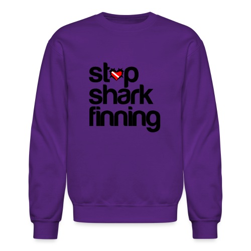 Stop Shark Finning - Unisex Crewneck Sweatshirt
