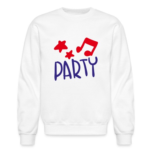 Party Time Stars and Music - Unisex Crewneck Sweatshirt