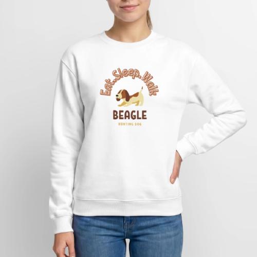 Brown Cute Beagle Dog Logo - Unisex Crewneck Sweatshirt