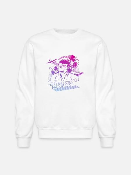 I'm a Fiend for Mojitos - Unisex Crewneck Sweatshirt - white