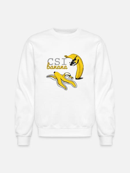 CSI BANANA - banana kill - Unisex Crewneck Sweatshirt - white