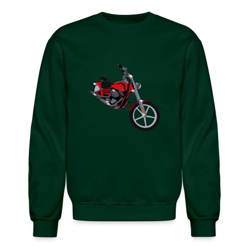 Motorcycle red - Unisex Crewneck Sweatshirt