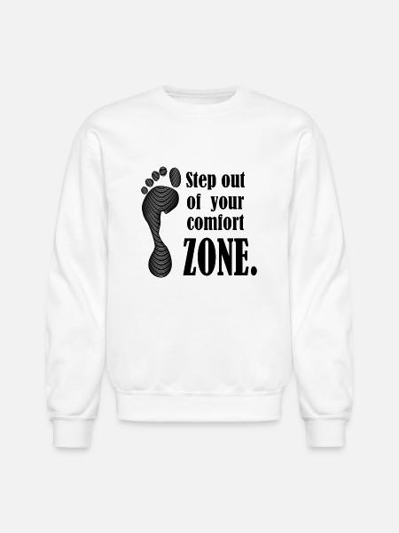 MOTIVATIONAL QUOTE - Unisex Crewneck Sweatshirt - white