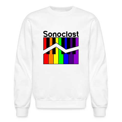 Sonoclast Rainbow Keys (for light backgrounds) - Unisex Crewneck Sweatshirt