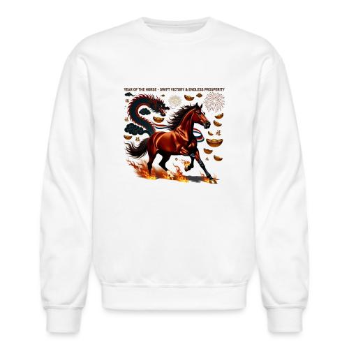 Year of the Horse Victory T Shirt, Lunar New Year - Unisex Crewneck Sweatshirt
