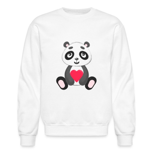Sweetheart Panda - Unisex Crewneck Sweatshirt