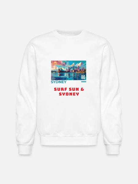 Sydney - Unisex Crewneck Sweatshirt - white