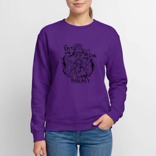 Eat Me Drink Me Podcast revamped logo - Unisex Crewneck Sweatshirt