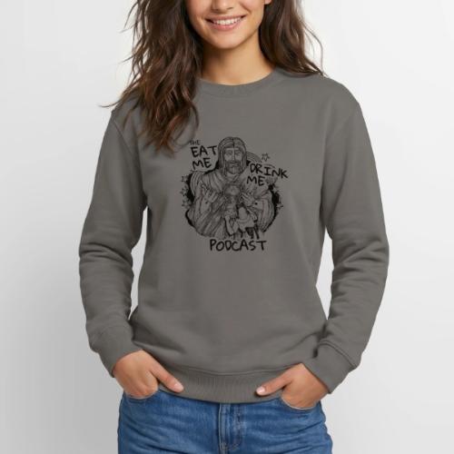 Eat Me Drink Me Podcast revamped logo - Unisex Crewneck Sweatshirt