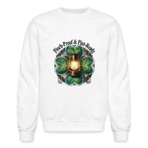 Pinch-Proof Lantern Clover T-Shirt - Unisex Crewneck Sweatshirt