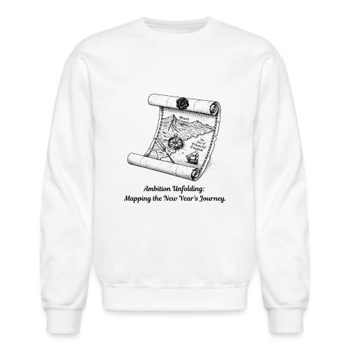 Unfolding Map of Ambition T-Shirt - Unisex Crewneck Sweatshirt