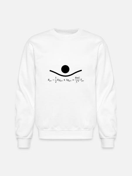 Formula of General Relativity - Unisex Crewneck Sweatshirt - white