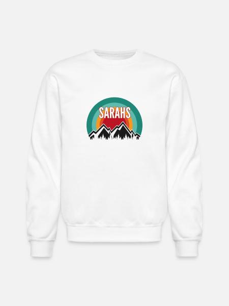 Sarahs Lucky Shirt - Unisex Crewneck Sweatshirt - white