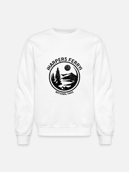 Harers Ferry National Park - Unisex Crewneck Sweatshirt - white