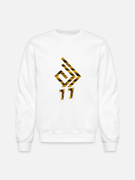 golden retriever - Unisex Crewneck Sweatshirt - white
