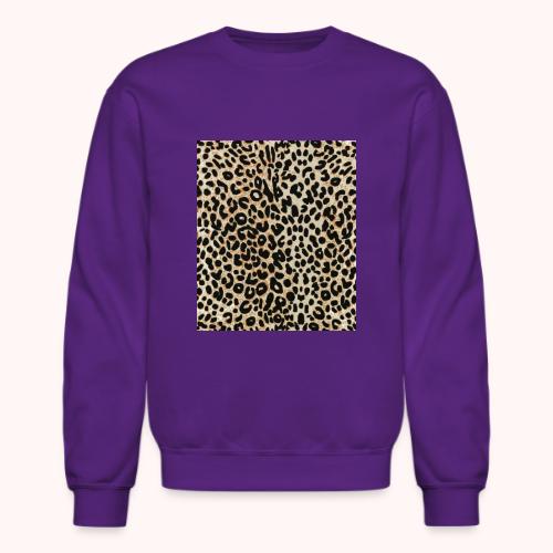dark shaded leopard pattern - Unisex Crewneck Sweatshirt
