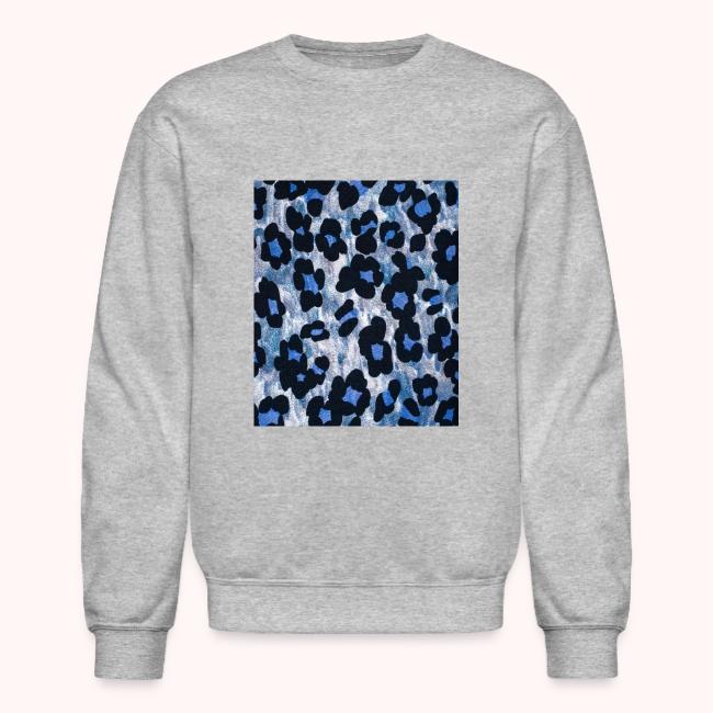 blue ank black leopard pattern