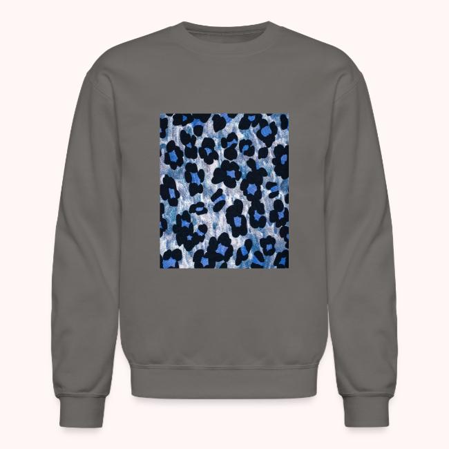 blue ank black leopard pattern