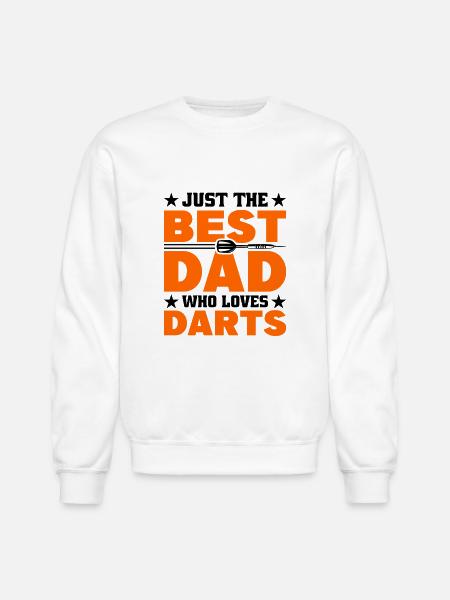 Darts Dart Player - Unisex Crewneck Sweatshirt - white