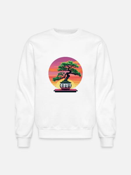 Bonsai - Unisex Crewneck Sweatshirt - white