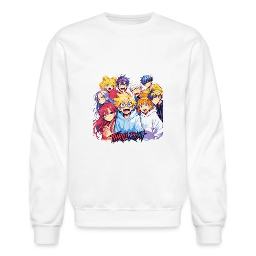 Thrill Rush Anime Squad Streetwear - Unisex Crewneck Sweatshirt