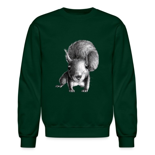 Cute Curious Squirrel - Unisex Crewneck Sweatshirt
