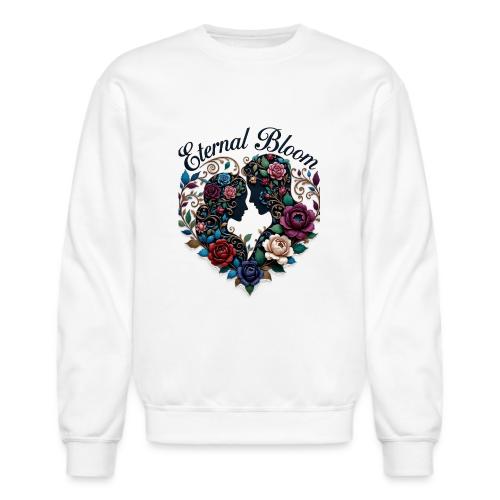 Eternal Bloom Embrace T-Shirt - Unisex Crewneck Sweatshirt